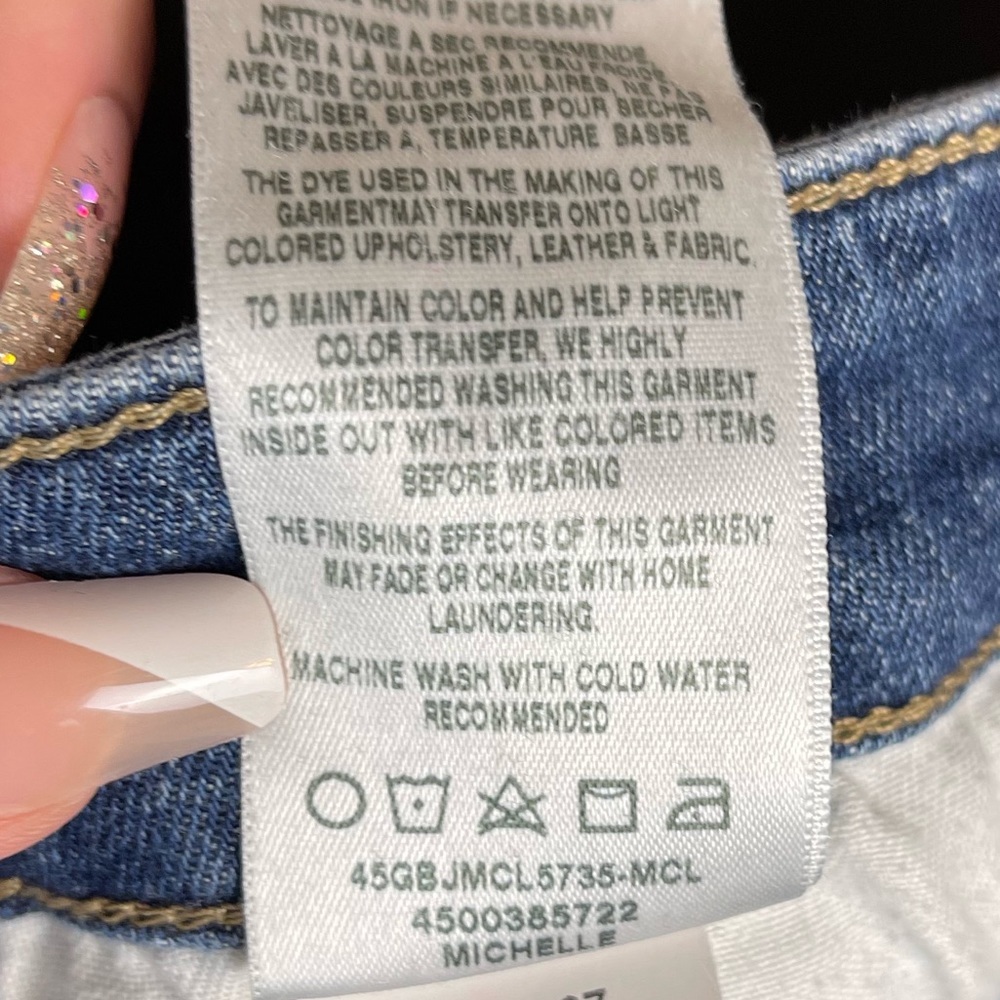JOE'S Jeans Women's Blue Michelle High-rise Skinny Ankle Cut Size 27 - Picture 8 of 8